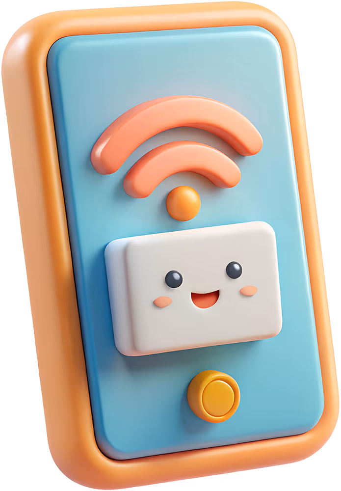 Smartphone setup illustration